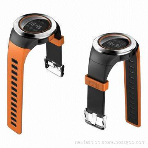 Wristwatch with Pedometer, Heart Rate, Chronograph Functions, Bluetooth V2.1, Caller ID, SMS Display